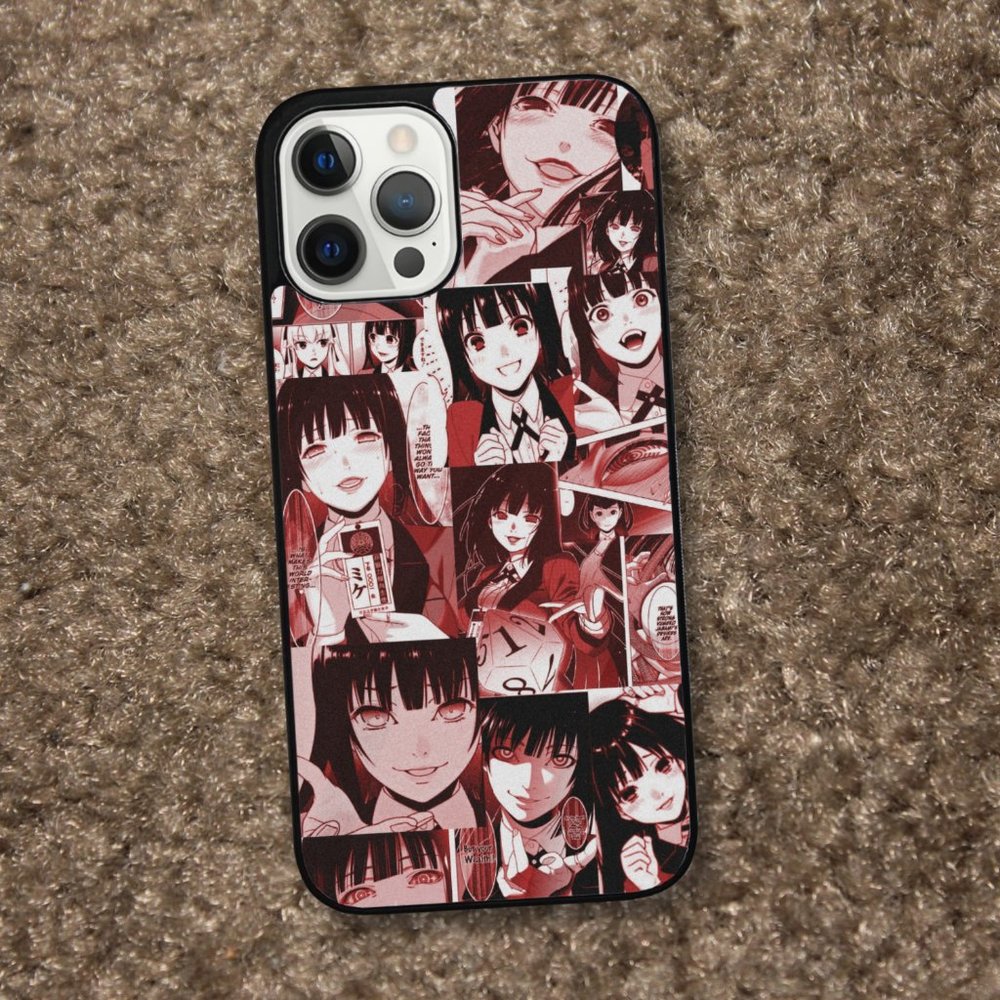 Yumeko Jabami - Aesthetic Kakegurui Collage Anime Manga iPhone Case